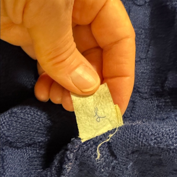 Vintage 1960s The Wooden Indian Navy Sweater Coat Large Union Retro Mod Cardigan - Picture 16 of 16